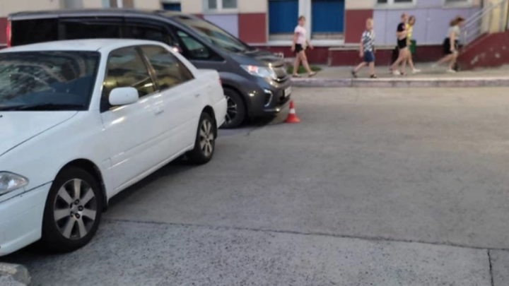 Honda сбила 6-летнюю девочку на самокате в Первомайском районе Новосибирска