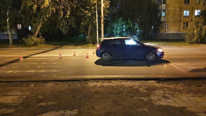 В Новосибирске водитель иномарки сбил 8-летнюю девочку