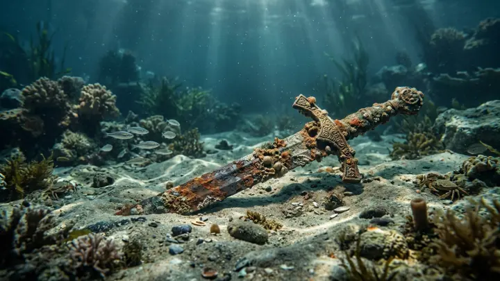 Студент прогнал мародеров и нашел древний меч крестоносца