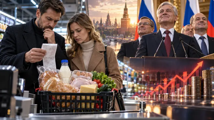Русским придётся работать за еду: Чиновники отчитались о победах. Продукты дороже, чем в  Европе