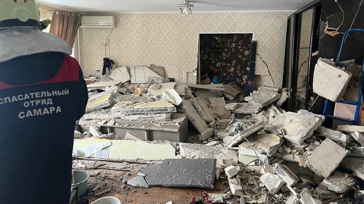 В Самаре эвакуировали 50 человек из-за взрыва при монтаже потолков