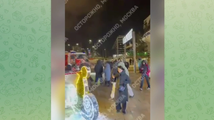 Из-за пожара в ТЦ Щёлковский в Москве эвакуировали 300 человек