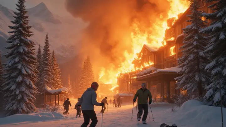 Новогодний кошмар в Швейцарии: взрыв и пожар на курорте превратили праздник в катастрофу