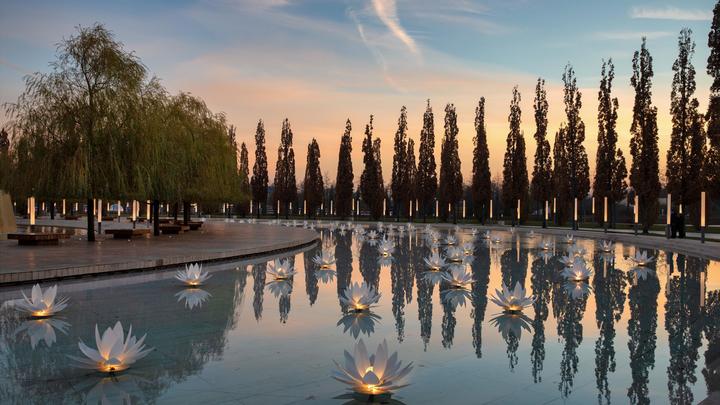 В парке Краснодаре из-за дождя отменили вечерний кинопоказ