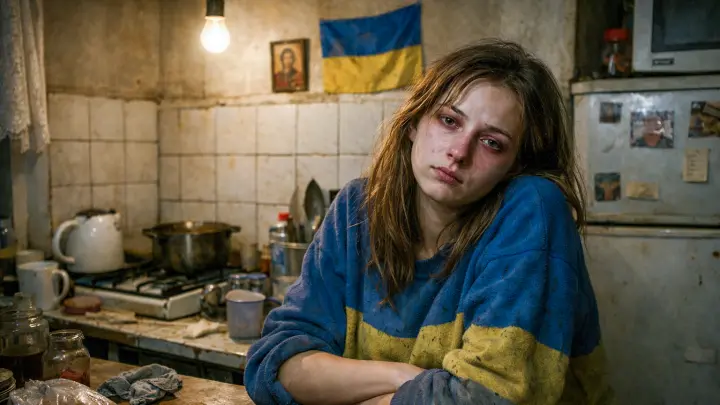Украинка вспомнила русский язык, осознав обман Европы Украинка вспомнила русский язык, осознав обман Европы