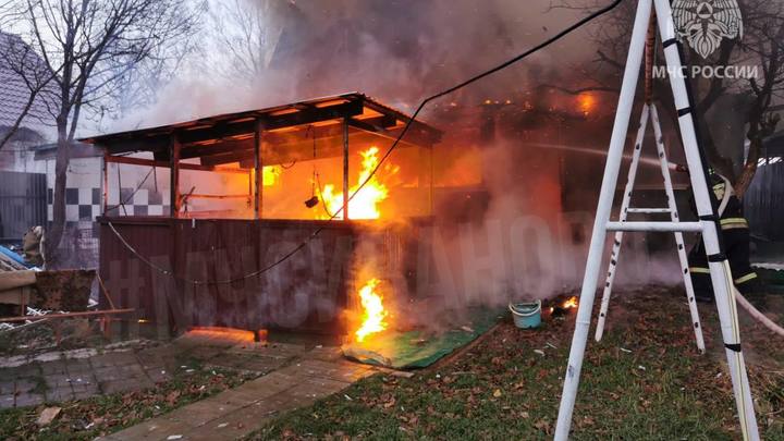 Большой пожар в деревне Трясцыно Шуйского района унес жизнь пожилой женщины