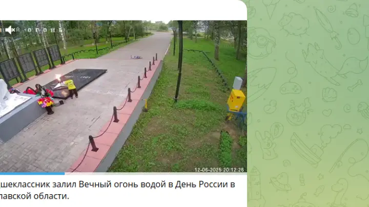 СК в Ярославле решил, что делать с залившим Вечный огонь ребенком