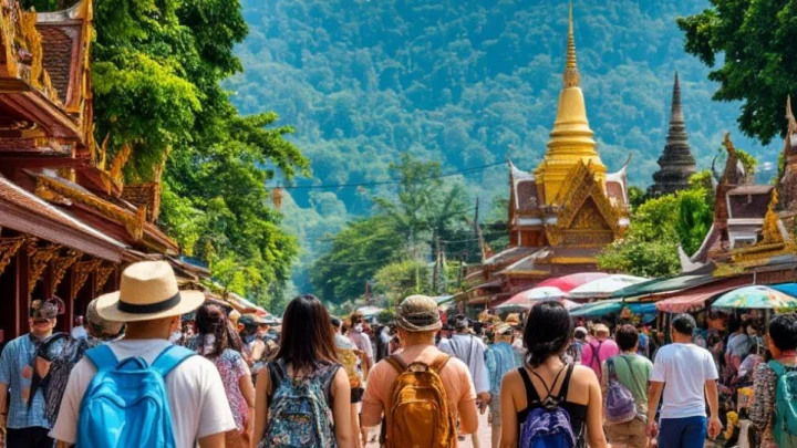 Это не спортзал: Туристам запретили йогу и восхождения в священном храме в Таиланде