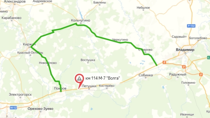 В ночь с 16 на 17 ноября на трассе М-7 «Волга» могут возникнуть глухие пробки