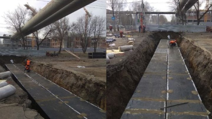 Новую тепловую сеть уложили на проспекте Химиков в Кемерове