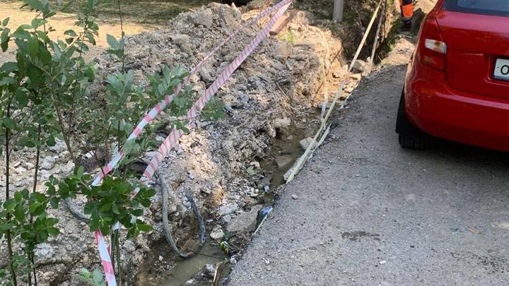 В Сочи подтопило многоэтажный дом из-за повреждённой оползнем ливнёвки