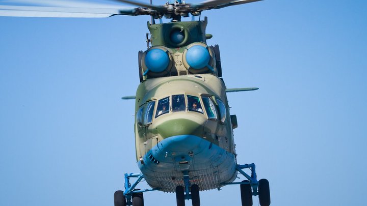 Самый большой в мире вертолет Ми-26Т совершил посадку на аэродроме в Нижнем Тагиле
