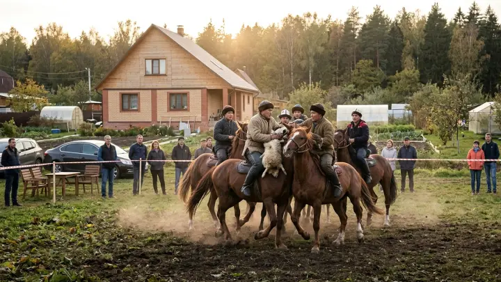 В Подмосковье организатора кок-бору с тушей козла оштрафовали на 10 тысяч рублей