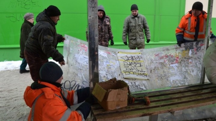 В Иванове привели в порядок 31 повреждённый вандалами остановочный павильон