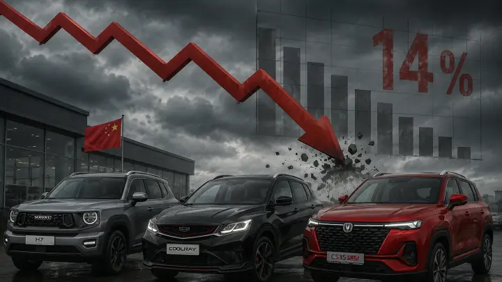 Продажи упали на 14%: в России снизился интерес к новым китайским автомобилям