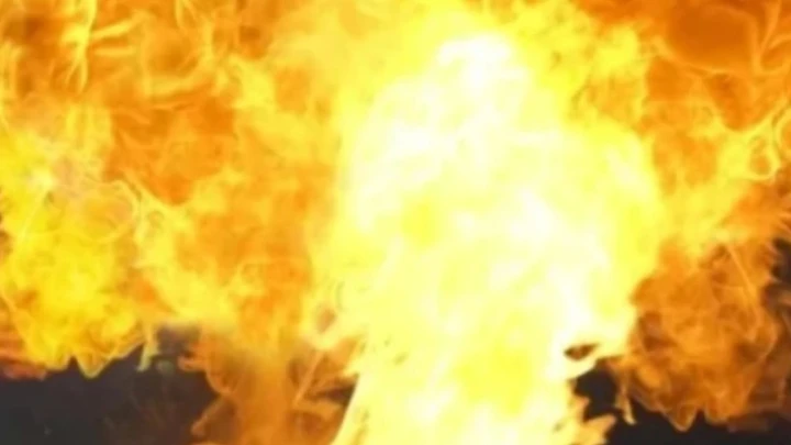 В Ставрополье на промзоне Буденновска произошел пожар из-за сбитого БПЛА