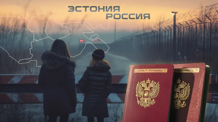 SHOT: сотни эстонцев мерзнут в очередях на границе с Россией в ожидании въезда