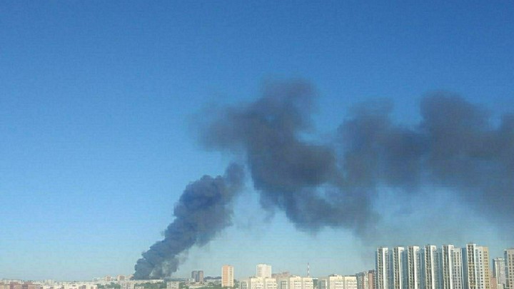 В городе Запорожье раздалась серия взрывов