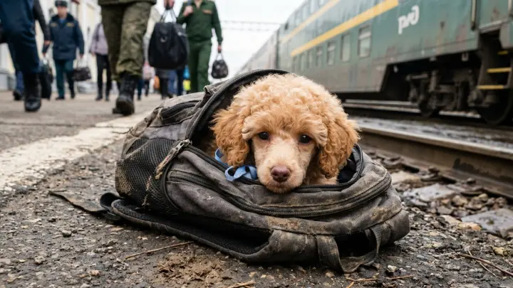 Проводница сошедшего с рельсов поезда под Ульяновском спасла щенка пуделя