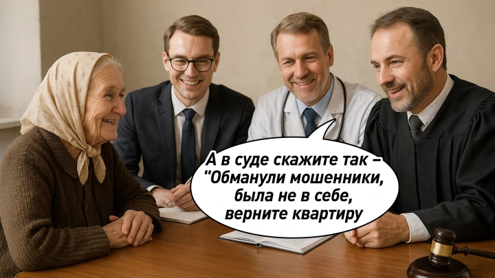 Дело с квартирой Долиной – только цветочки: Бабушки-скамщицы придумали новую схему возврата своих квартир. И баба Оля такая  не одна