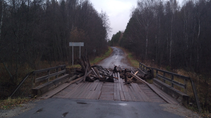 Ещё один мост обрушился в Нижегородской области