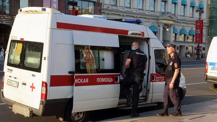 Падение восьмиклассника с 4 этажа гимназии в Санкт-Петербурге попало на видео