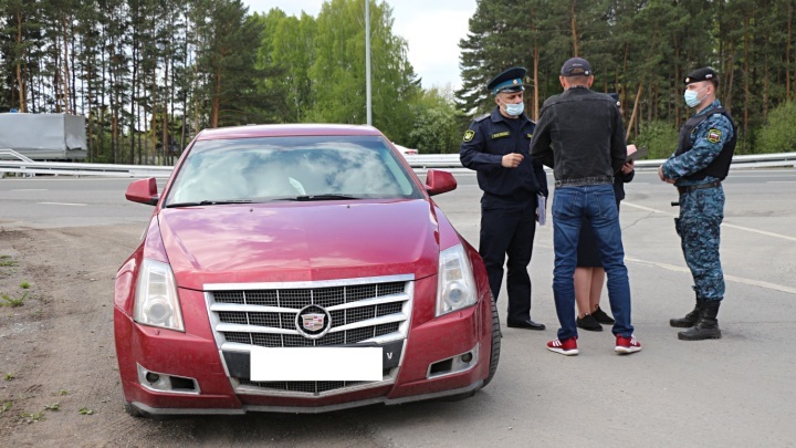 На въезде в Кемерово арестовали 11 автомобилей