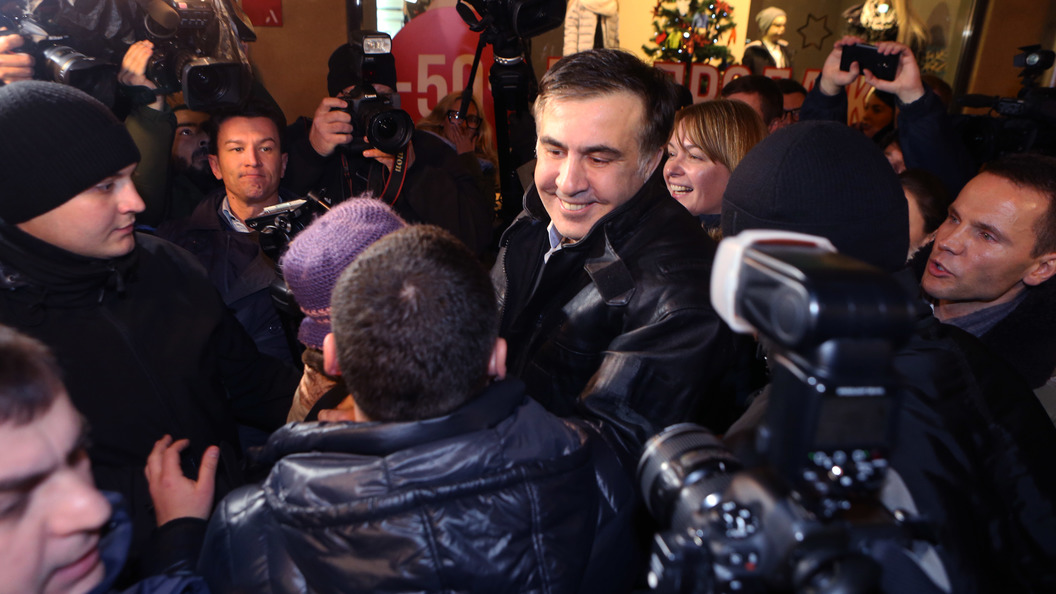 Саакашвили назвал неслучайным, что о нем вспомнили на пресс-конференции <a href=