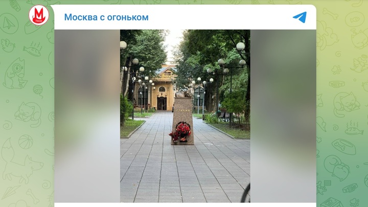 Памятник с обезглавленным Сталиным в Подмосковье восстановят