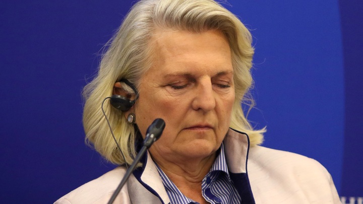 Экс-министр Карин Кнайсль о теракте в Крокусе: ИГИЛ* ни при чём, это заказное массовое убийство