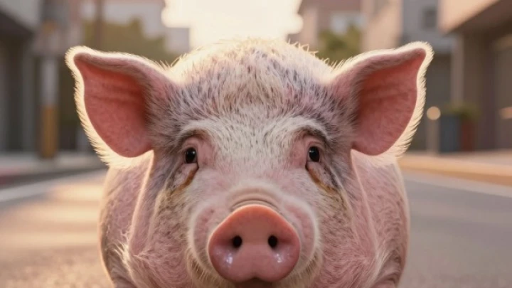 Месть или шутка: неизвестные оставили свиную голову у посольства Украины в Венгрии