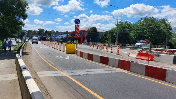 В Абинском районе закрыли один из мостов через реку Хабль