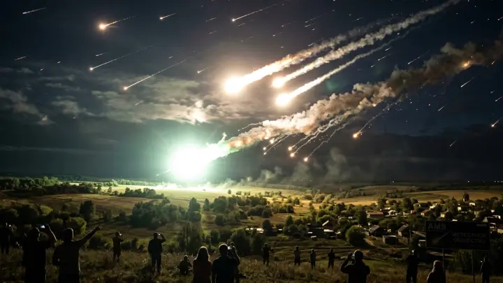 Небо над США заполонили огненные шары