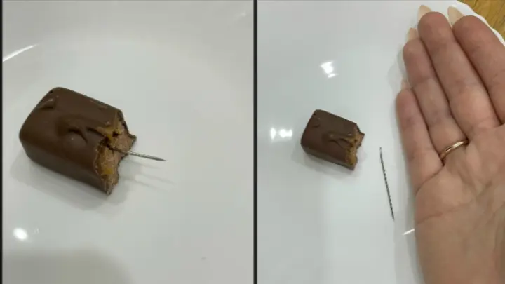 В Калуге завели дело после обнаружения иглы в шоколадном батончике