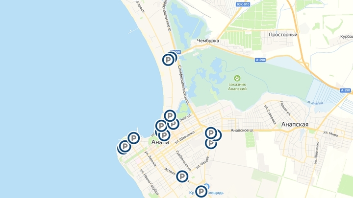 Платные парковки в Анапе: Что нужно знать