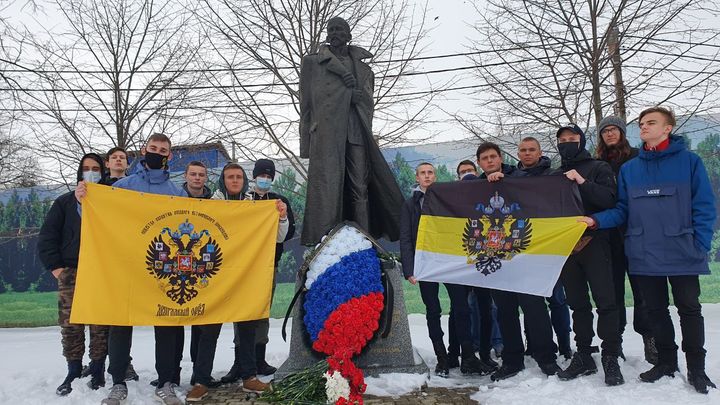 В Краснодаре отметили годовщину начала Первого кубанского Ледяного похода Добровольческой армии