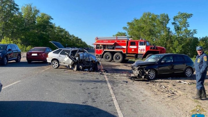 В ДТП в Ставропольском районе пострадали четыре человека