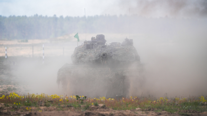 Запорожское сафари: Опубликовано видео уничтожения очередного танка ВСУ Leopard 2A6