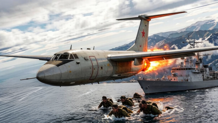 К России повезли натовских диверсантов? Русский Ту-142 пошёл на перехват. Устроена жаркая встреча – первые кадры
