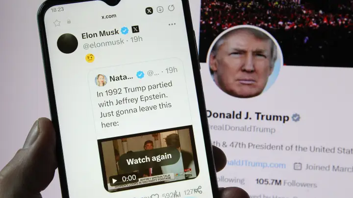 Маск удалил пост с обвинениями Трампа в связях с Эпштейном