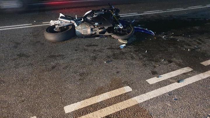 Под Геленджиком в аварии пострадал мотоциклист