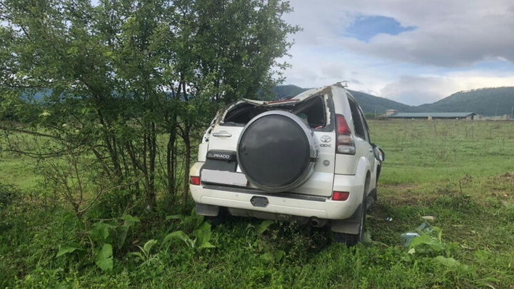 В Адыгее в перевернувшейся машине пострадал 12-летний школьник из Краснодара