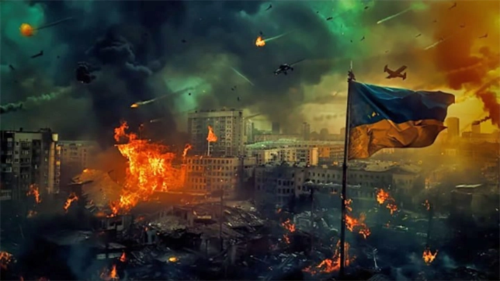 Киев в огне. Враг взвыл. В Минобороны так и написали: Нас никто не слушал, послушайте сейчас