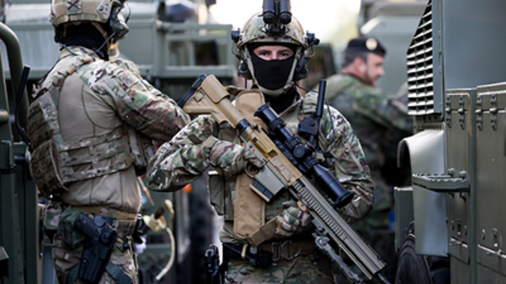 Группа наёмники и украинских националистов прибыла под Артёмовск для устрашения гражданских