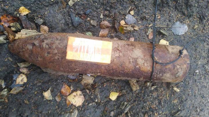 Снаряд времён Великой Отечественной войны нашли в Дзержинске
