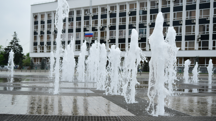 С 24 апреля в Краснодаре стартовал сезон фонтанов