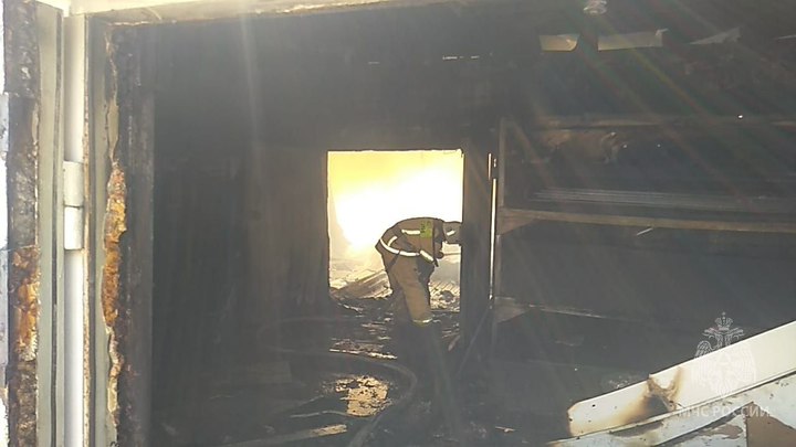 В Самаре на острове Поджабный случился пожар