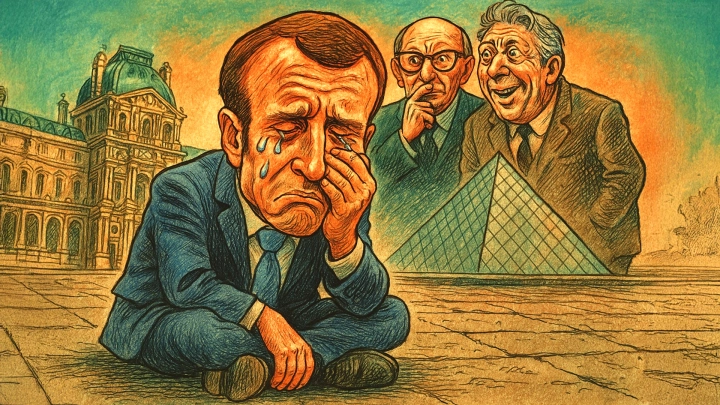 Макрон уже плачет. А России остаётся только наблюдать за агонией