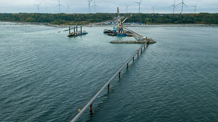 Финские правоохранители нашли якорь на месте утечки газопровода Balticconnector