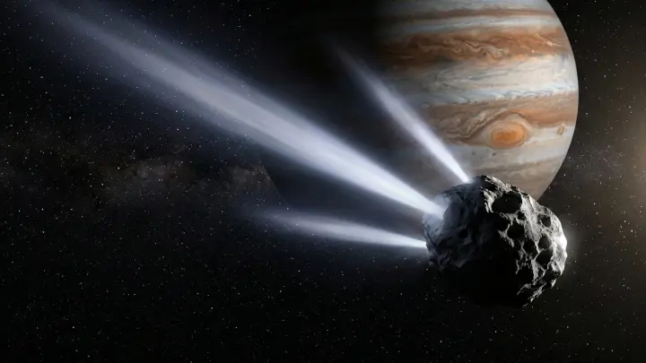 Комета ATLAS начала подозрительно маневрировать на подлёте к Юпитеру